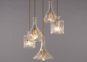 Decanter Chandelier - gorgeous lighting ideas!