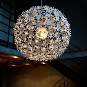 Cheap but still very chic - this Ikea light fitting is around NZ$200 and makes a statement!